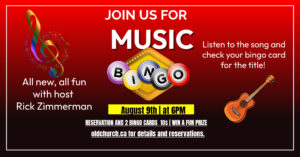 Music Bingo @ Old Church Theatre
