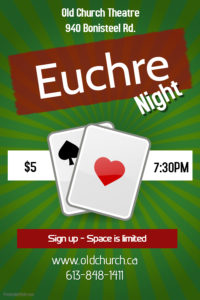 Euchre Night @ Old Church Theatre