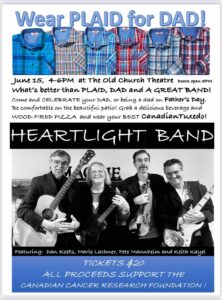 Plaid for Dad @ Old Church Theatre
